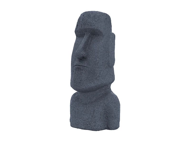 Estatua Moai Isla de pascua Rapa Nui Tiki jardín piscina figura decorativa gris