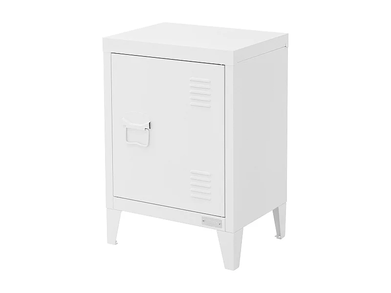 Archivador de oficina armario metalico blanco mueble almacenamiento 40x30x57,5cm