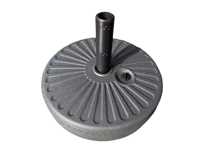 Base per Ombrellone Rebecca Mobili Balsa 36x51x51 Hdpe Nero