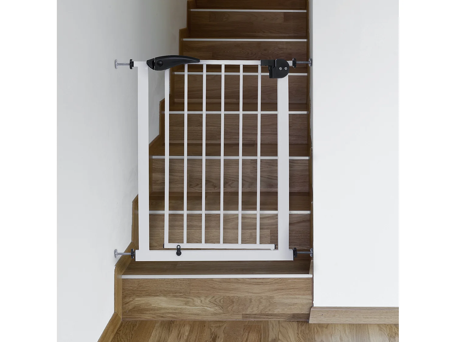 Barrera de seguridad para niños y mascotas protector cierre escaleras 70-75 cm