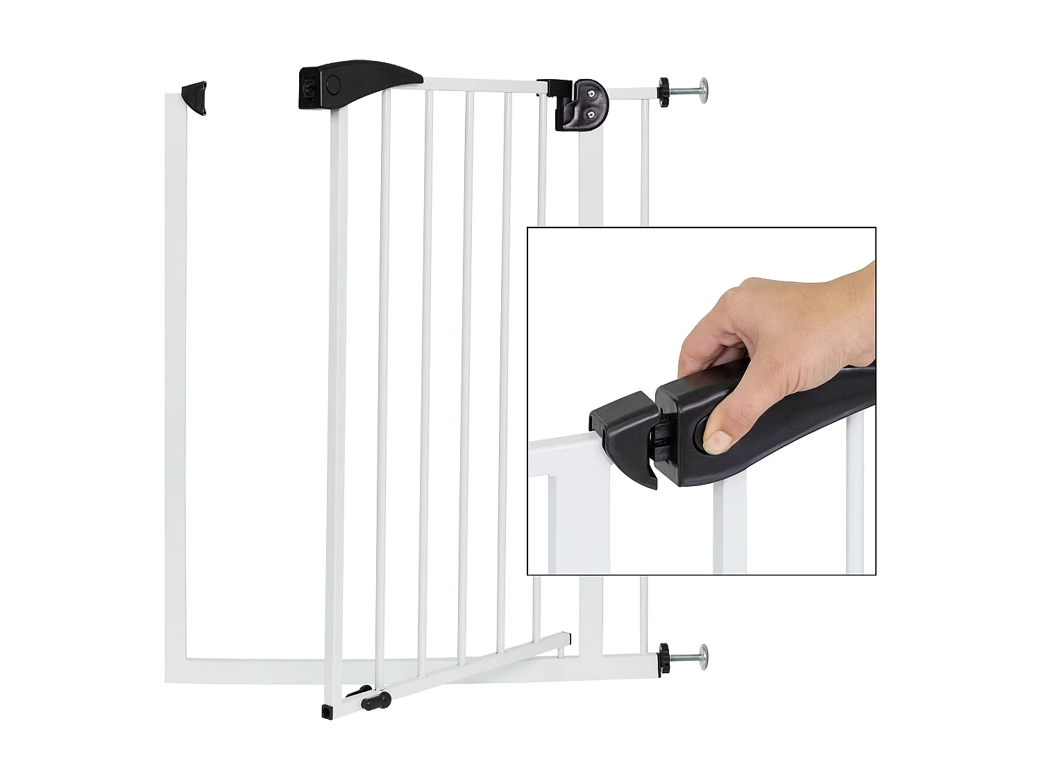 Cancelletto di sicurezza recinto per bambini cancello scala 75-85 cm apribile