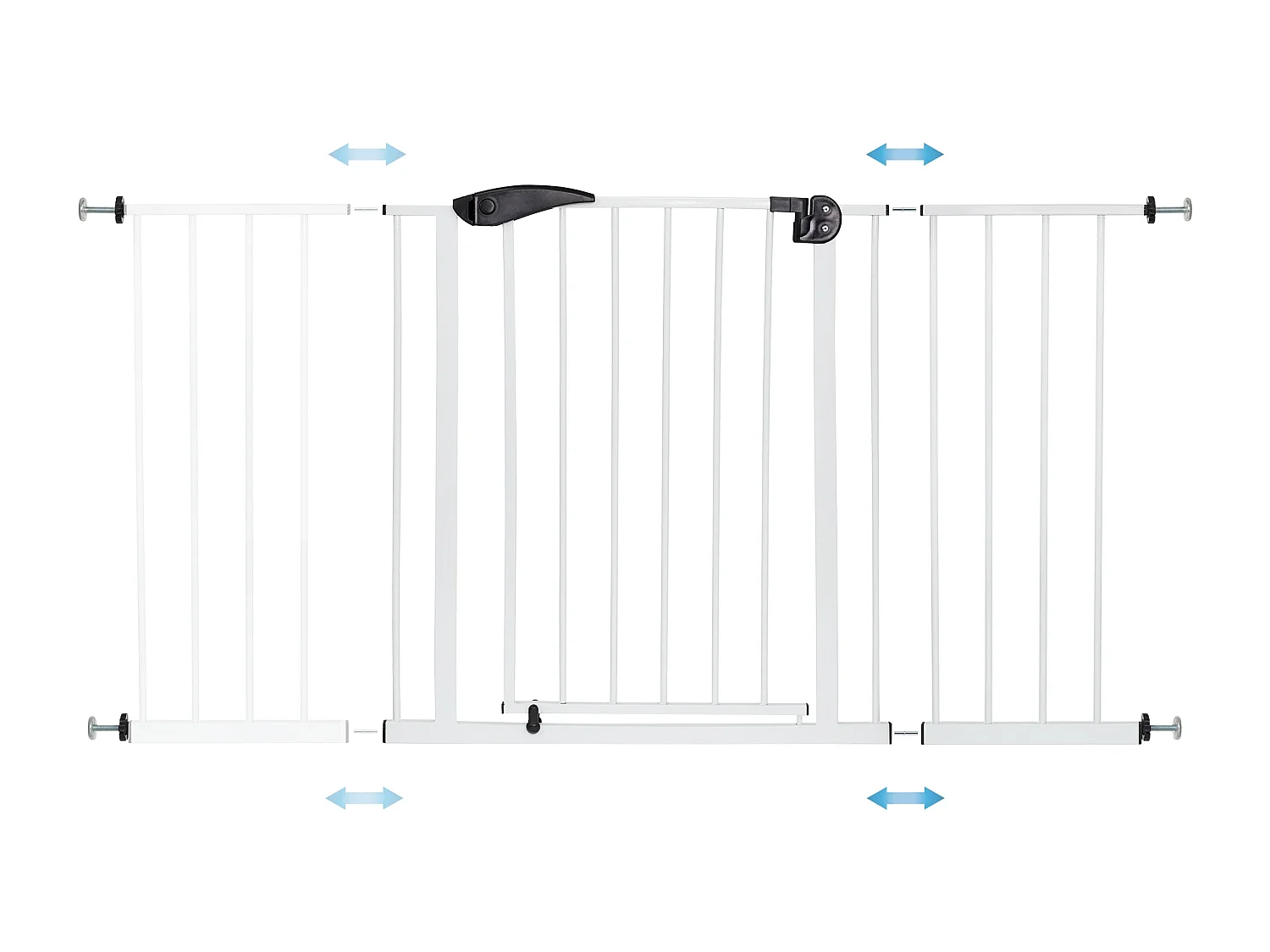 Cancelletto di sicurezza recinto per bambini cancello scala 105-115 cm apribile