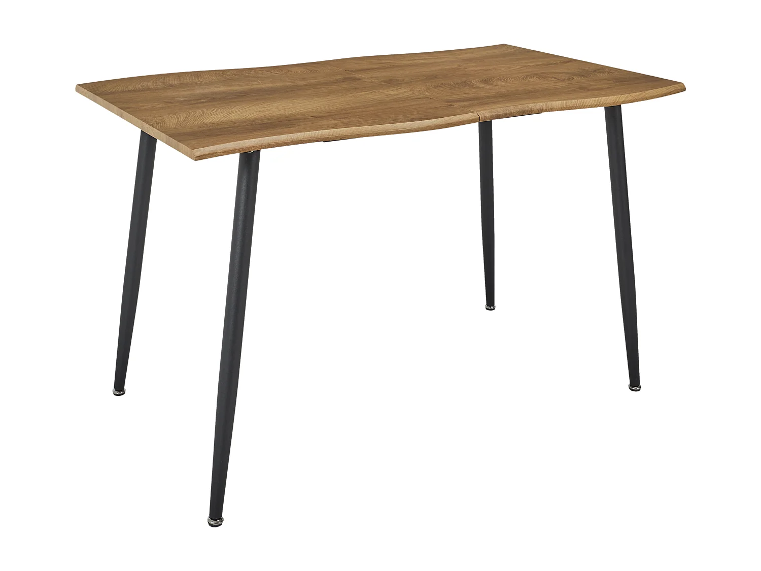 Table Extensible 4 A 6 Personnes Abbott Marron, Noir