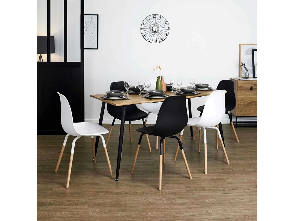 Table extensible 4 à 6 personnes Abbott