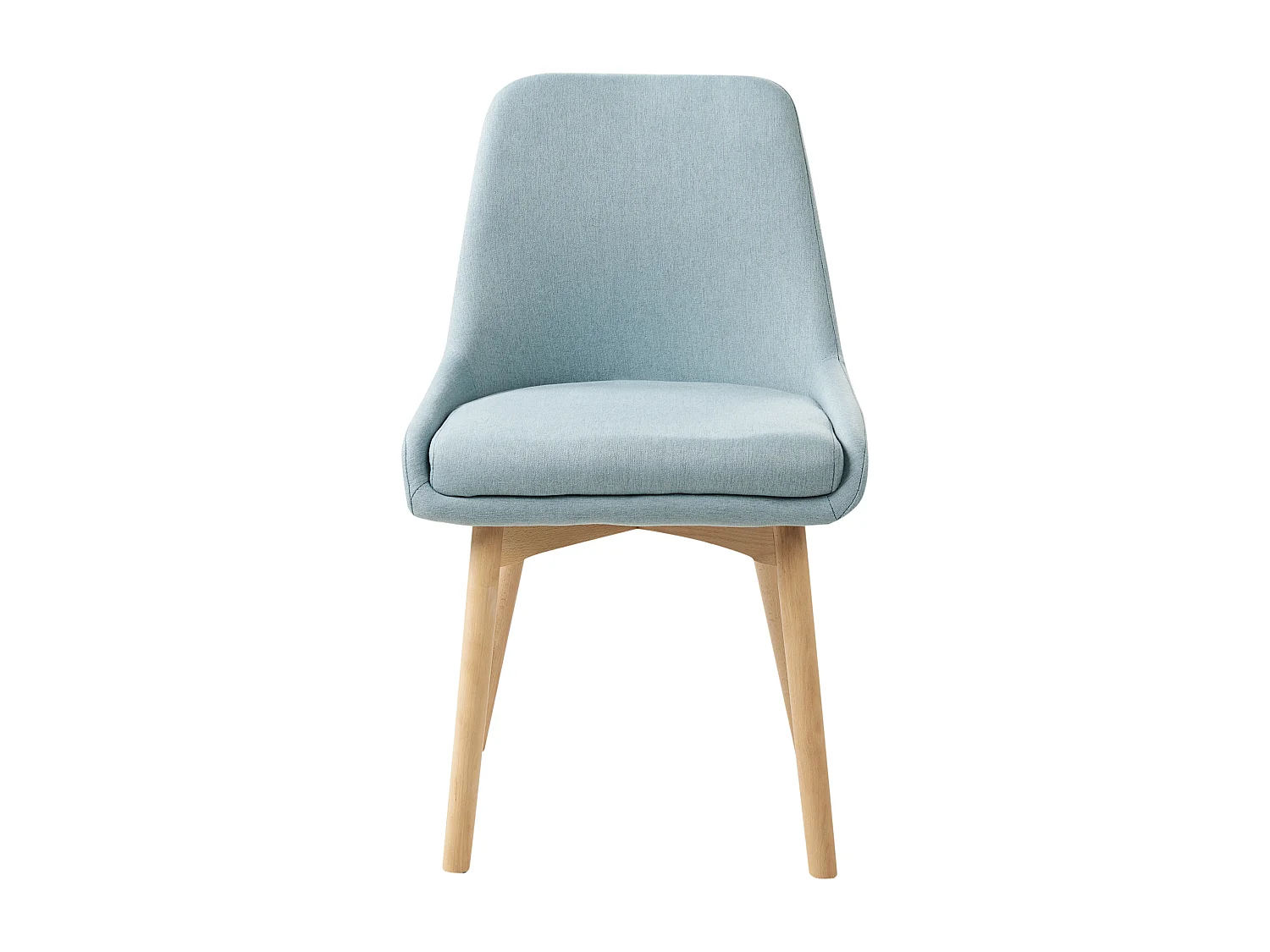 Lot de 2 chaises de salle à manger MELFORT Bleu clair