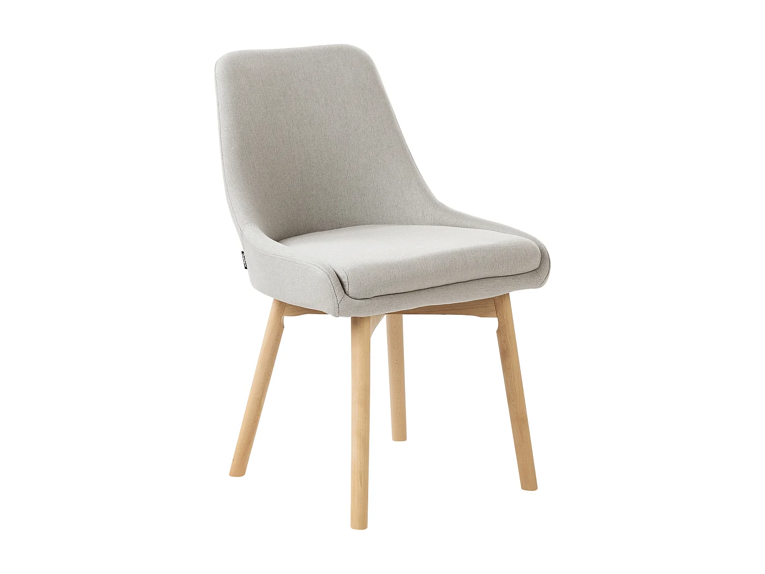 Lot de 2 chaises de salle à manger MELFORT Gris clair