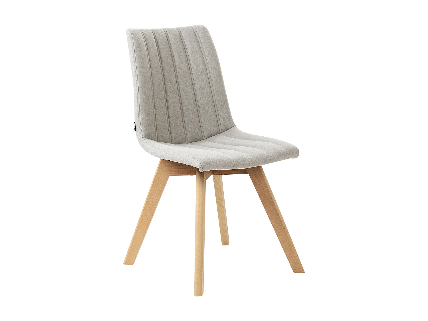 Set di 2 sedie da pranzo CALGARY Grigio chiaro