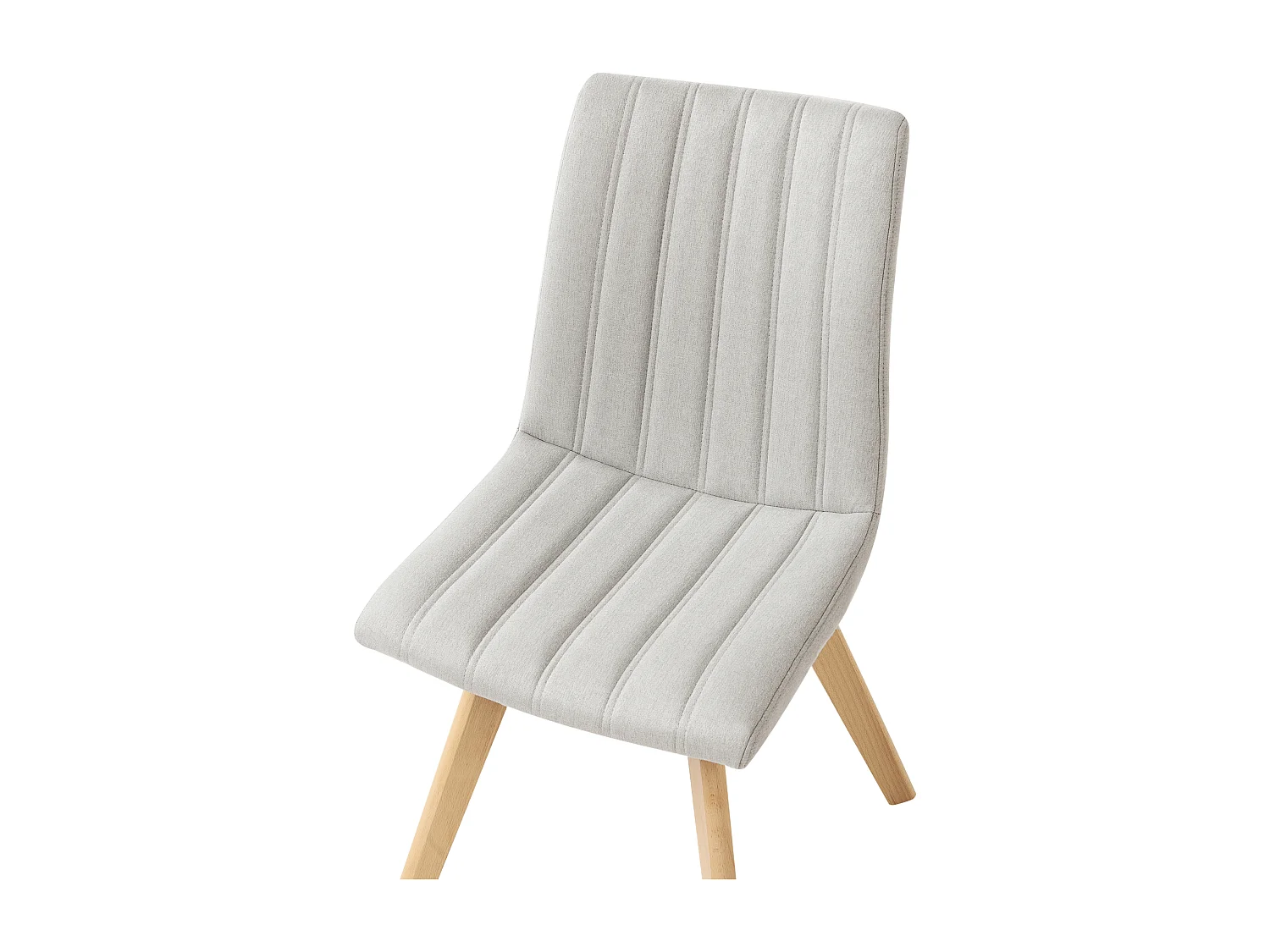 Set di 2 sedie da pranzo CALGARY Grigio chiaro