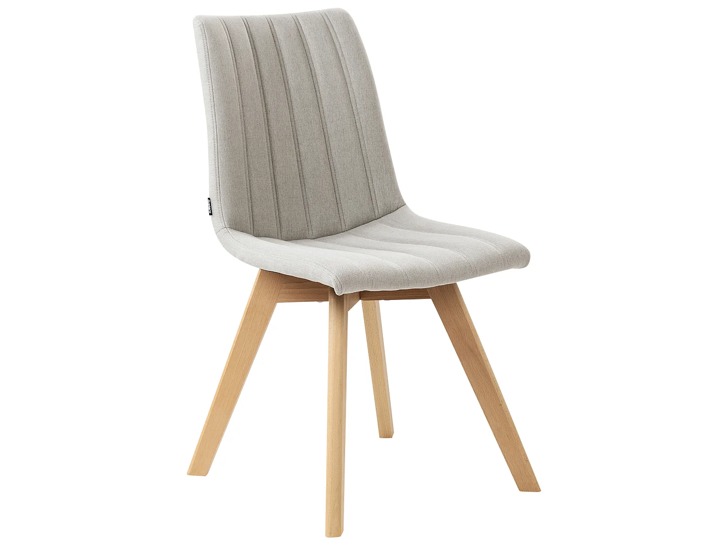 Lot de 2 chaises de salle à manger CALGARY Gris clair