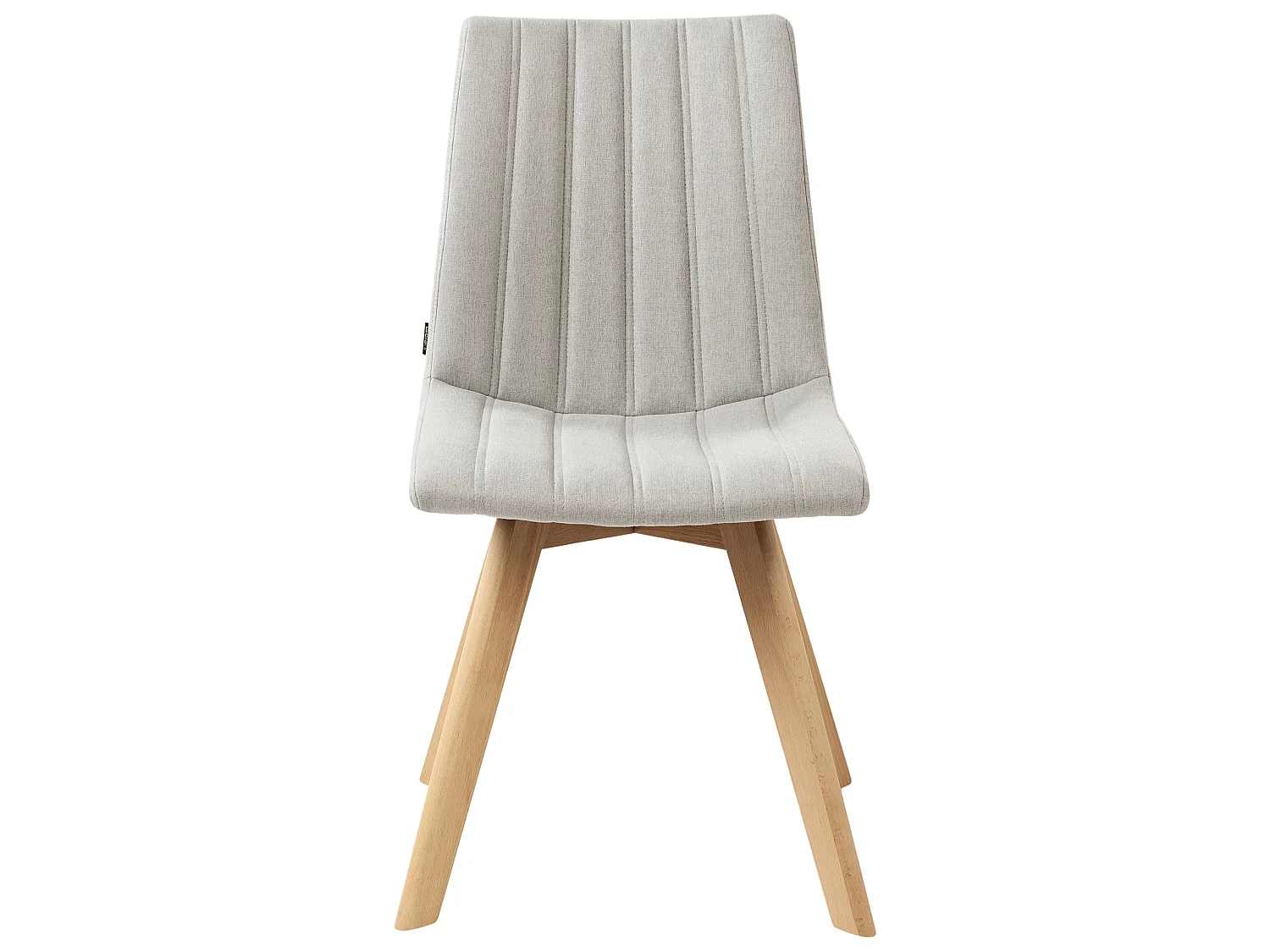 Lot de 2 chaises de salle à manger CALGARY Gris clair