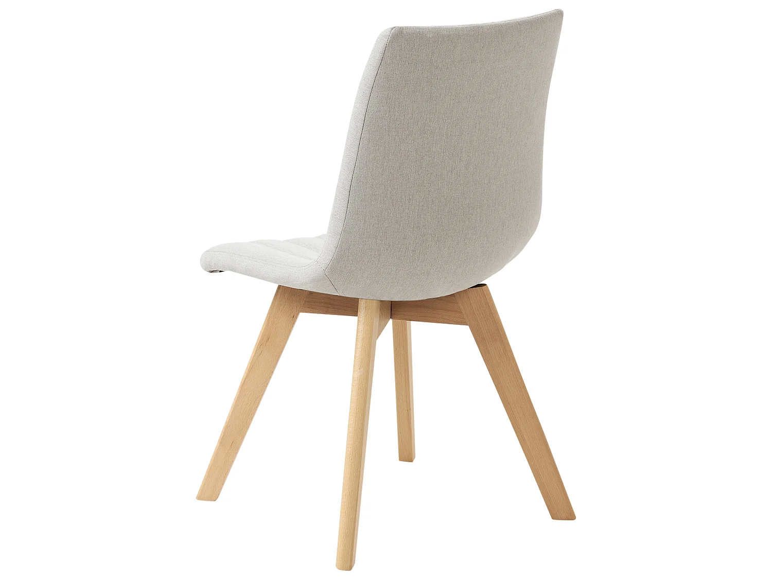 Lot de 2 chaises de salle à manger CALGARY Gris clair