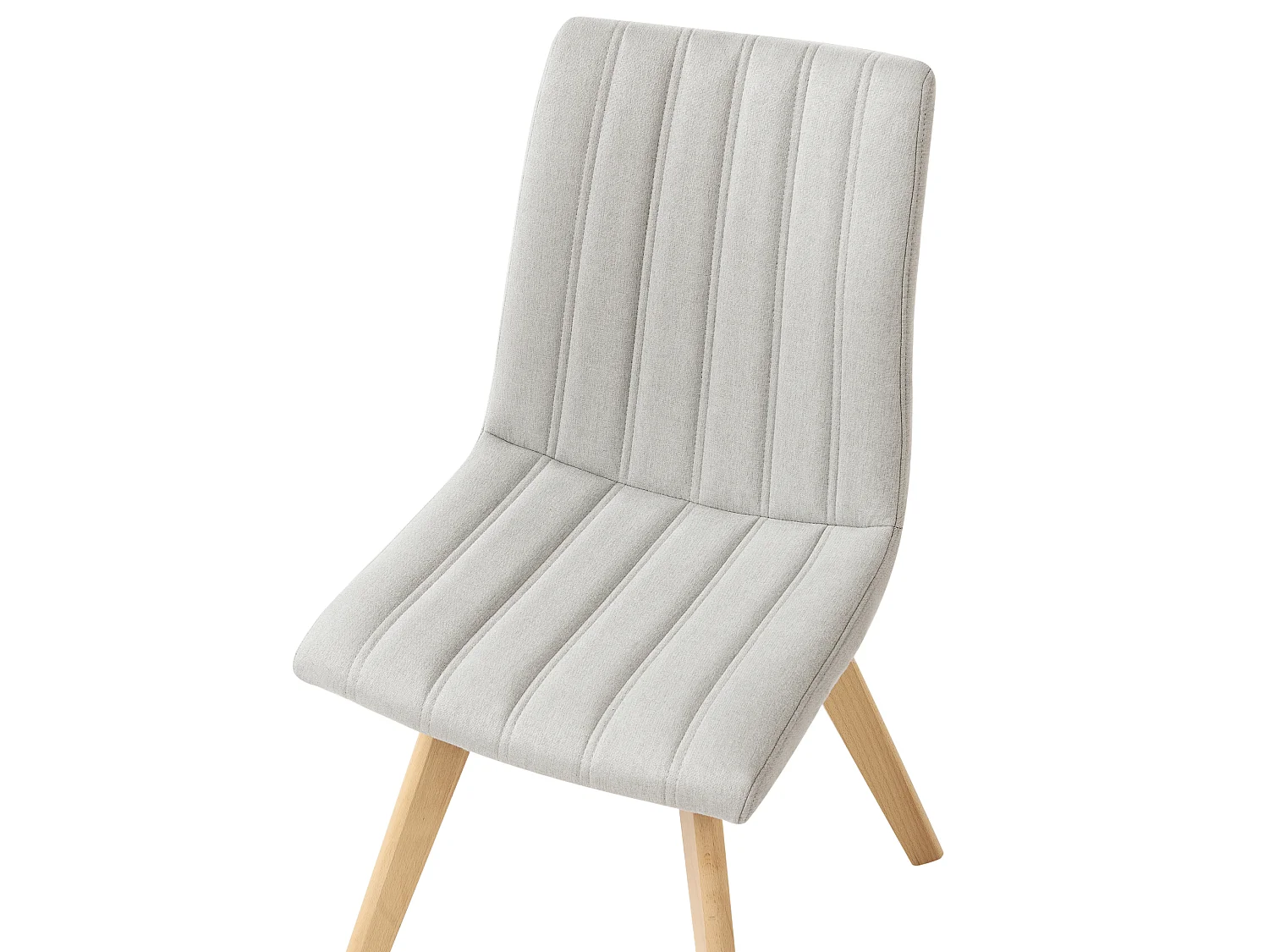 Lot de 2 chaises de salle à manger CALGARY Gris clair