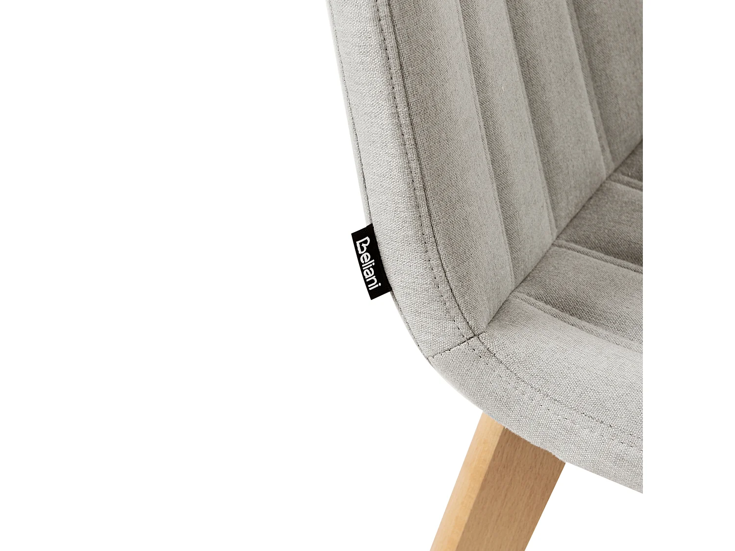 Lot de 2 chaises de salle à manger CALGARY Gris clair
