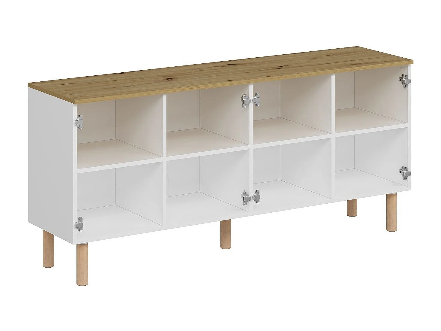 Buffet 4 portes en aggloméré Lotus