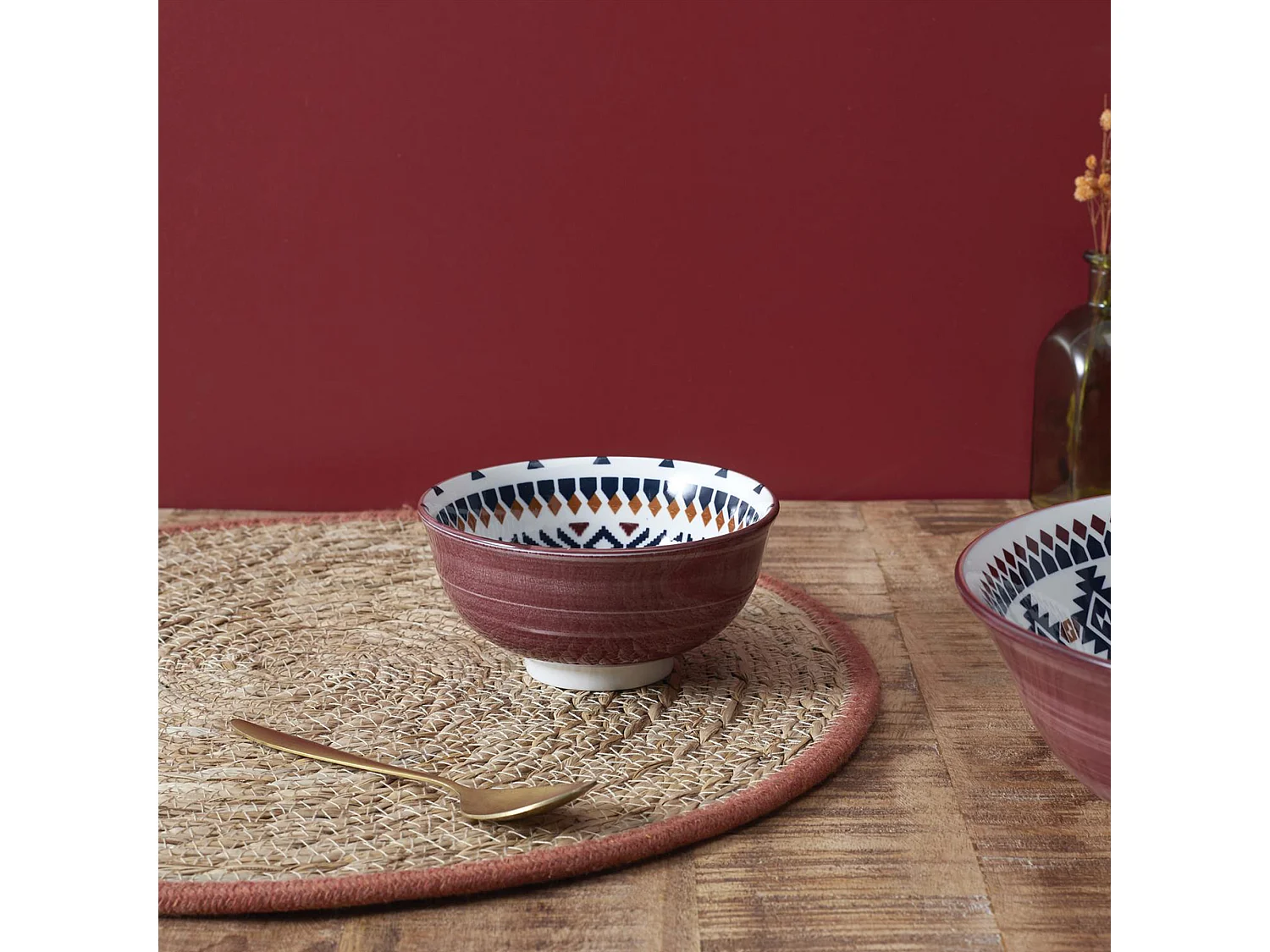 Lot de 3 bols motifs fantaisie en porcelaine 57 cl collection ORIGINE