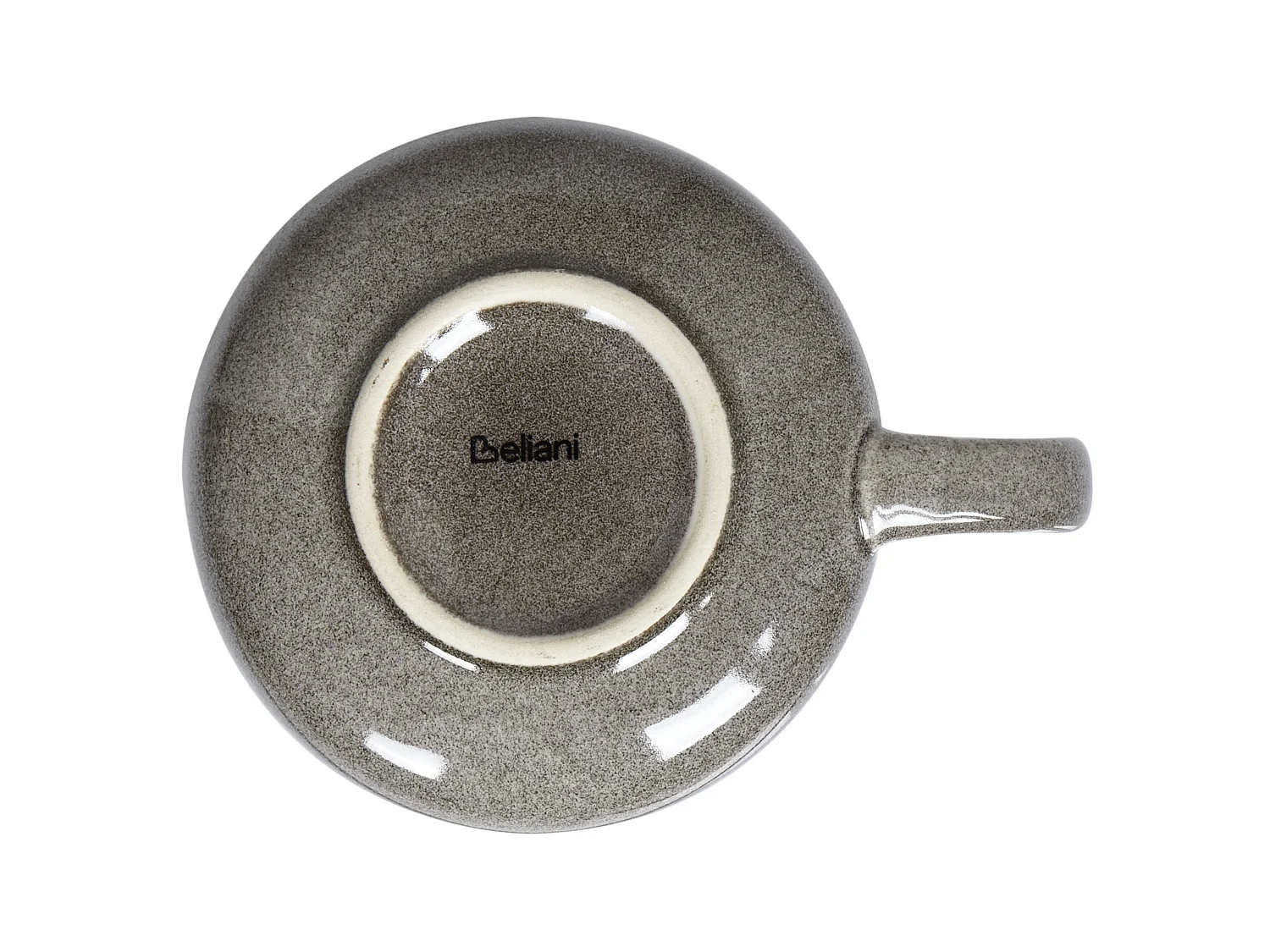 Set di 4 tazze con piattini COSTMARY Gres porcellanato Grigio