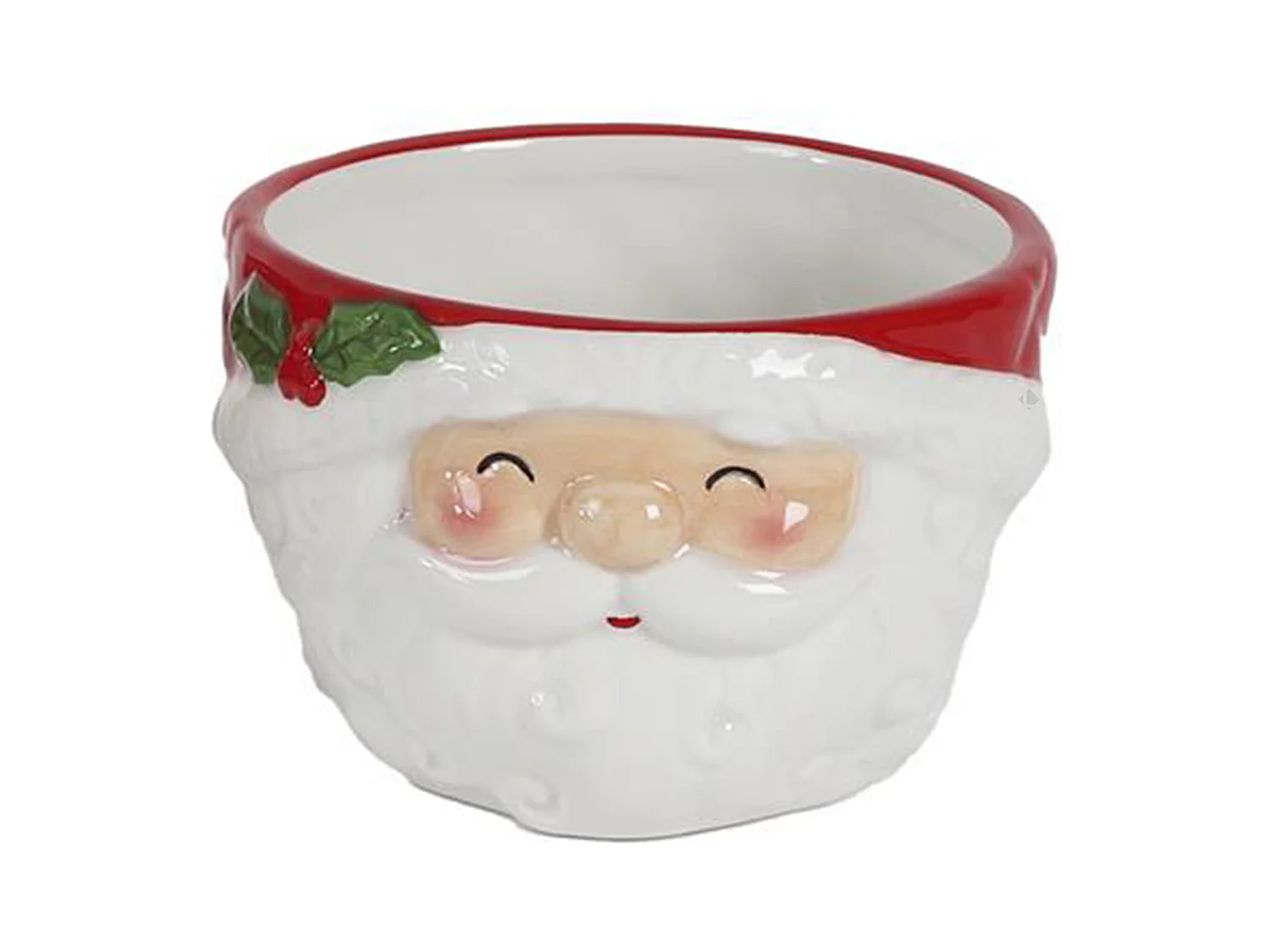 Bol en relief en céramique 45 cl CHRISTMAS TIME modèle père noël