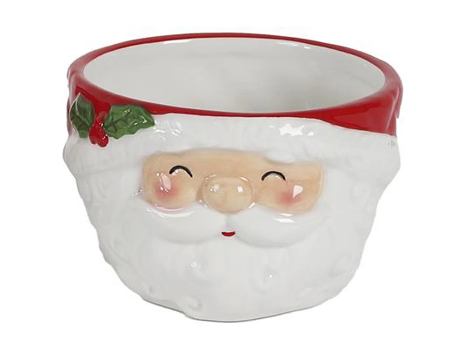 Bol en relief en céramique 45 cl CHRISTMAS TIME modèle père noël