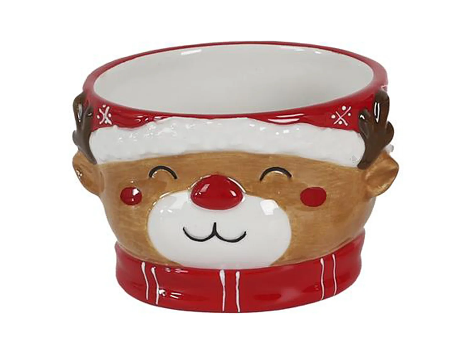 Bol en relief en céramique 45 cl CHRISTMAS TIME modèle renne de noel