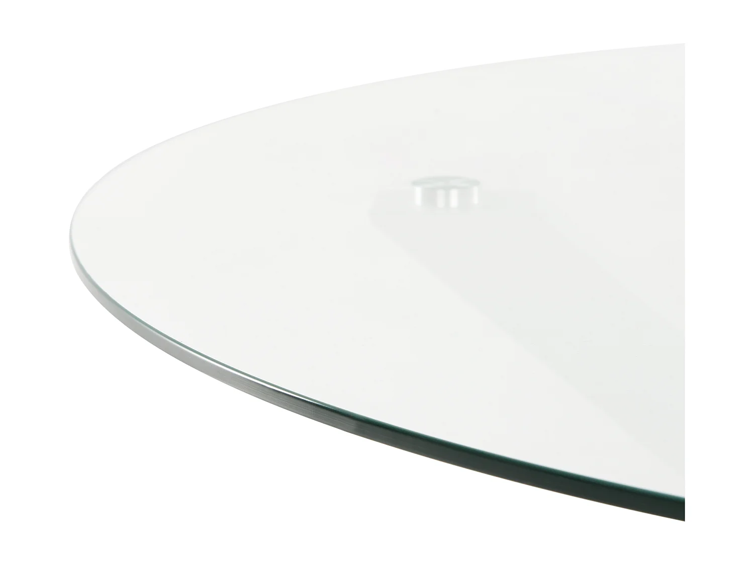 Tuin eettafel MALETTO 120 cm 120 cm Glas Wit