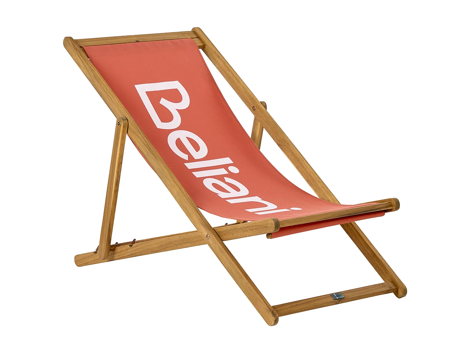 Inklapbare ligstoel ANZIO Acaciahout Rood
