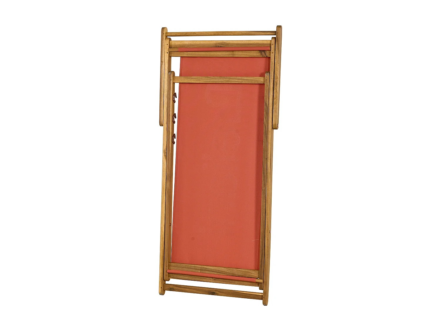 Inklapbare ligstoel ANZIO Acaciahout Rood