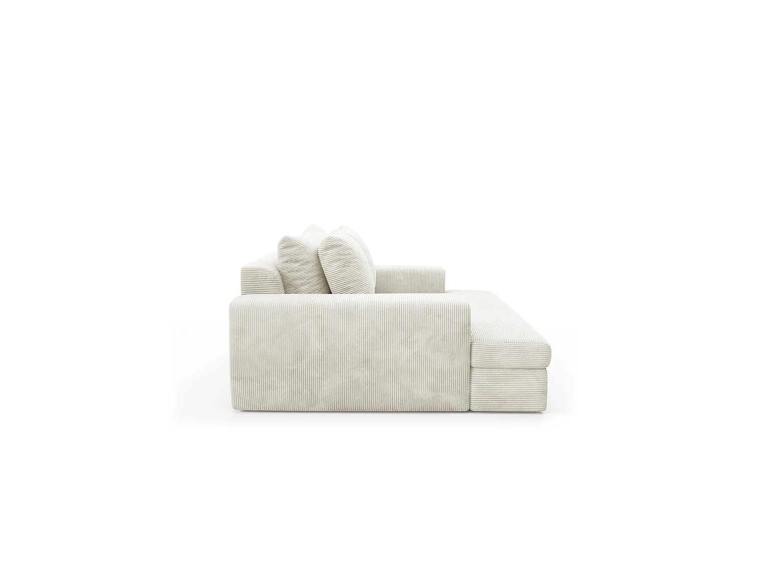 4-Sitzer-Sofa mit tiefem Sitzkomfort Cord CALDO Gelb senf