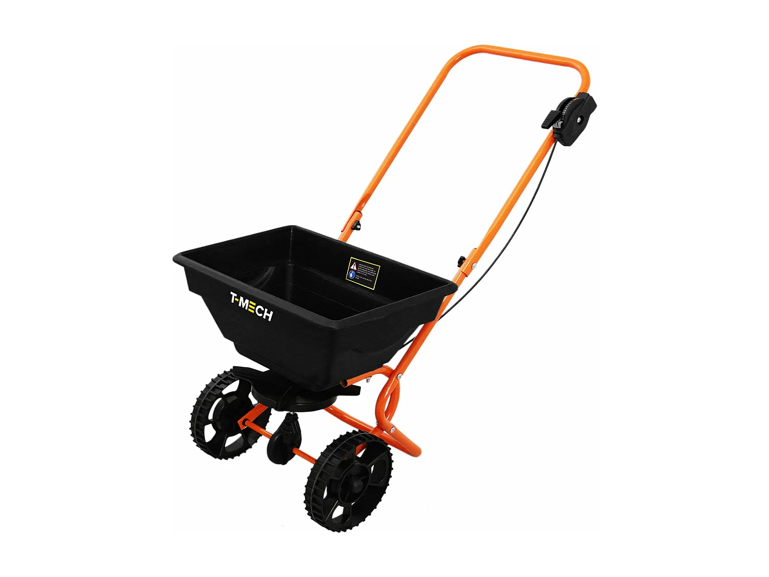 T-Mech Rasennivellierer und Rotationsstreuer 50cm – Grün