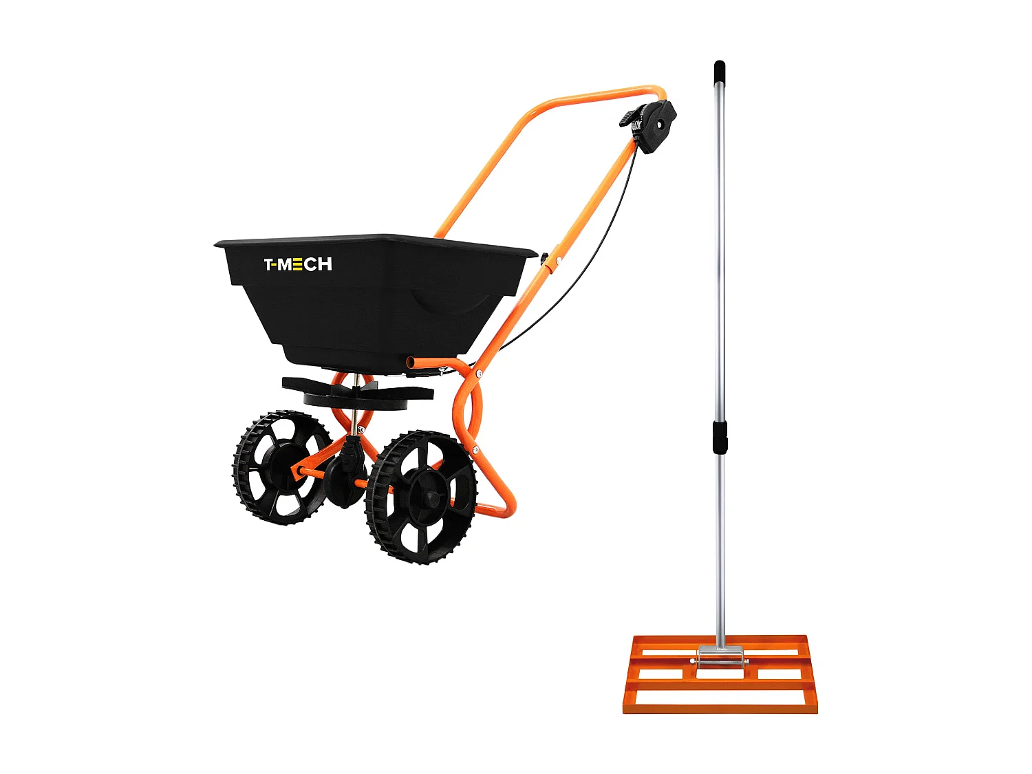 Spargitore Rotante & Livella Prato 50cm - Arancione