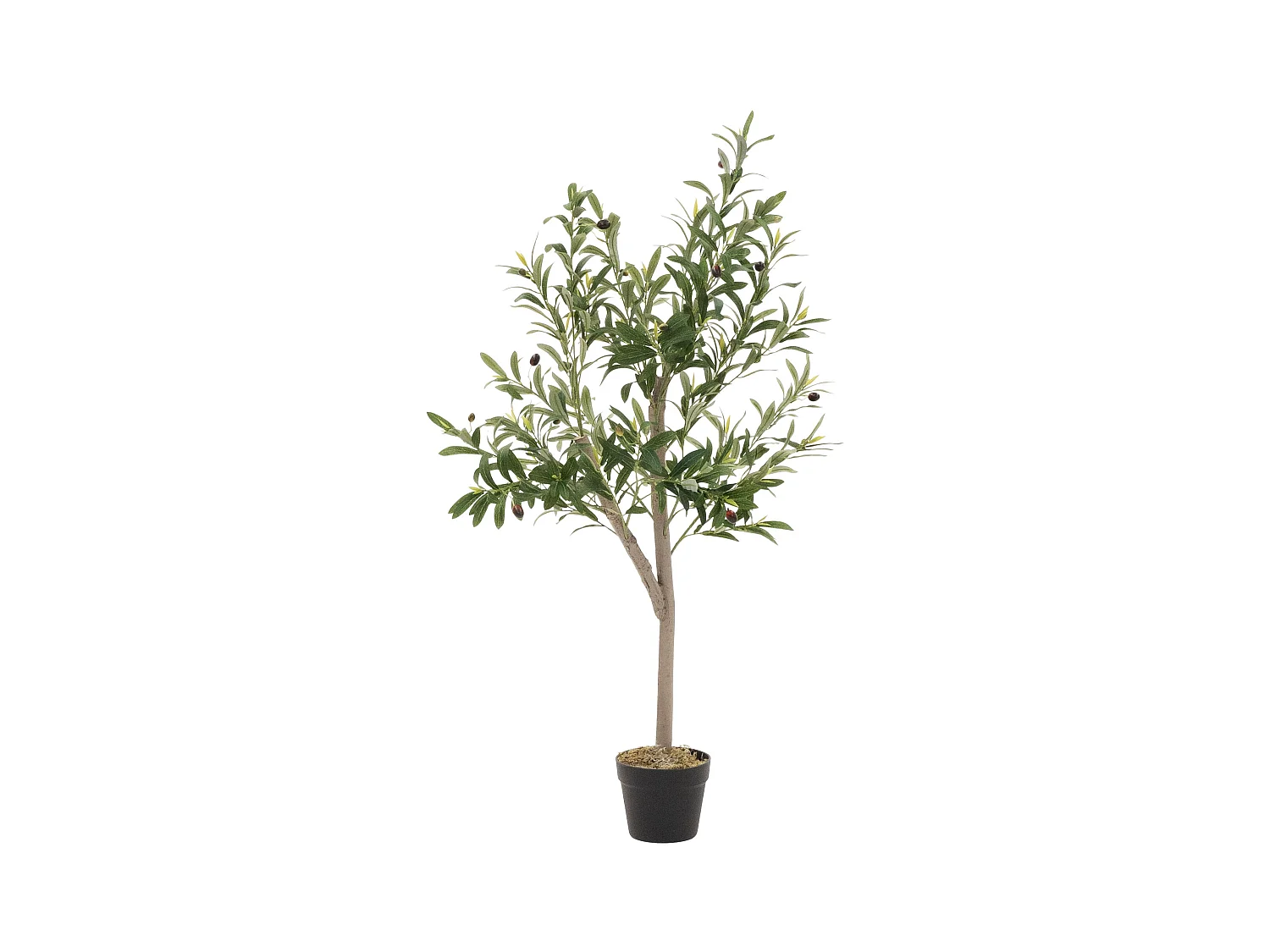 Olivier artificiel Plantes artificielles Arbre artificiel en pot 120 cm