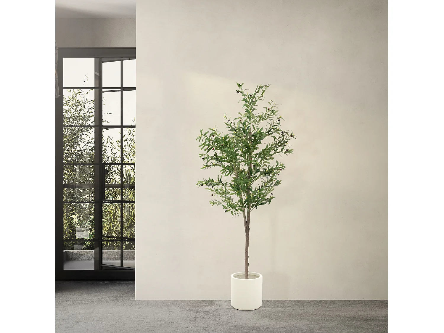 Ulivo artificiale Piante artificiali Albero artificiale Pianta artificiale in va