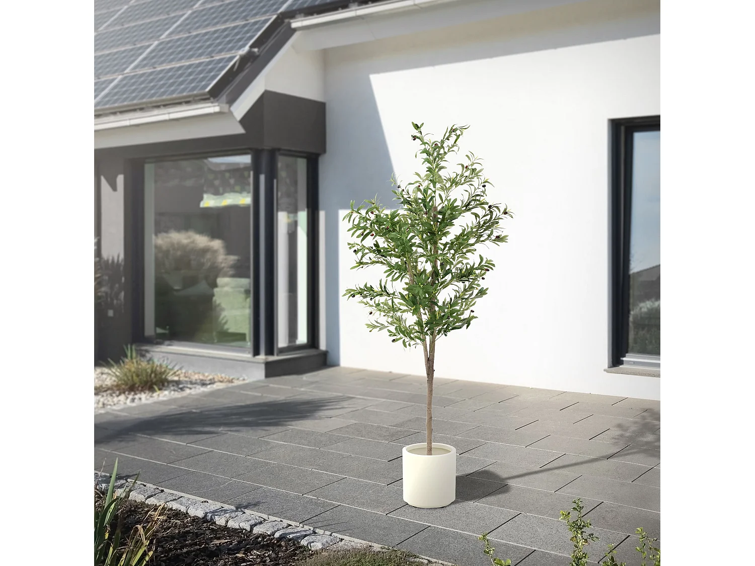 Ulivo artificiale Piante artificiali Albero artificiale Pianta artificiale in va