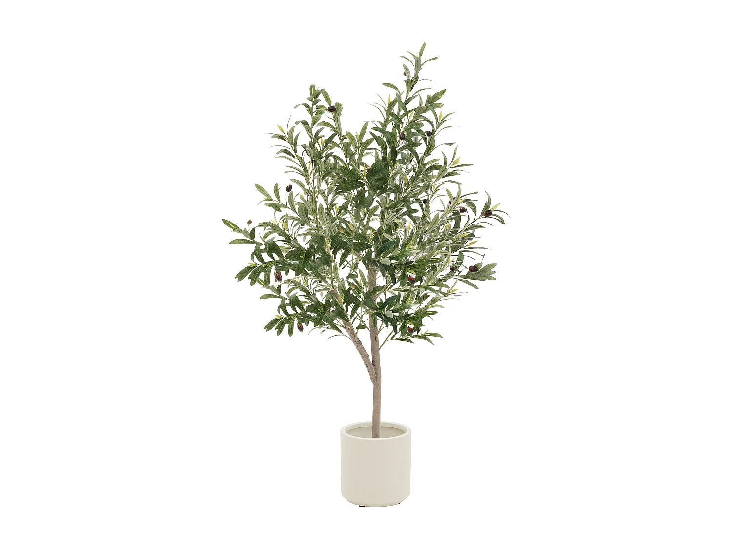 Olivier artificiel Plantes artificielles Arbre artificiel en pot 150 cm
