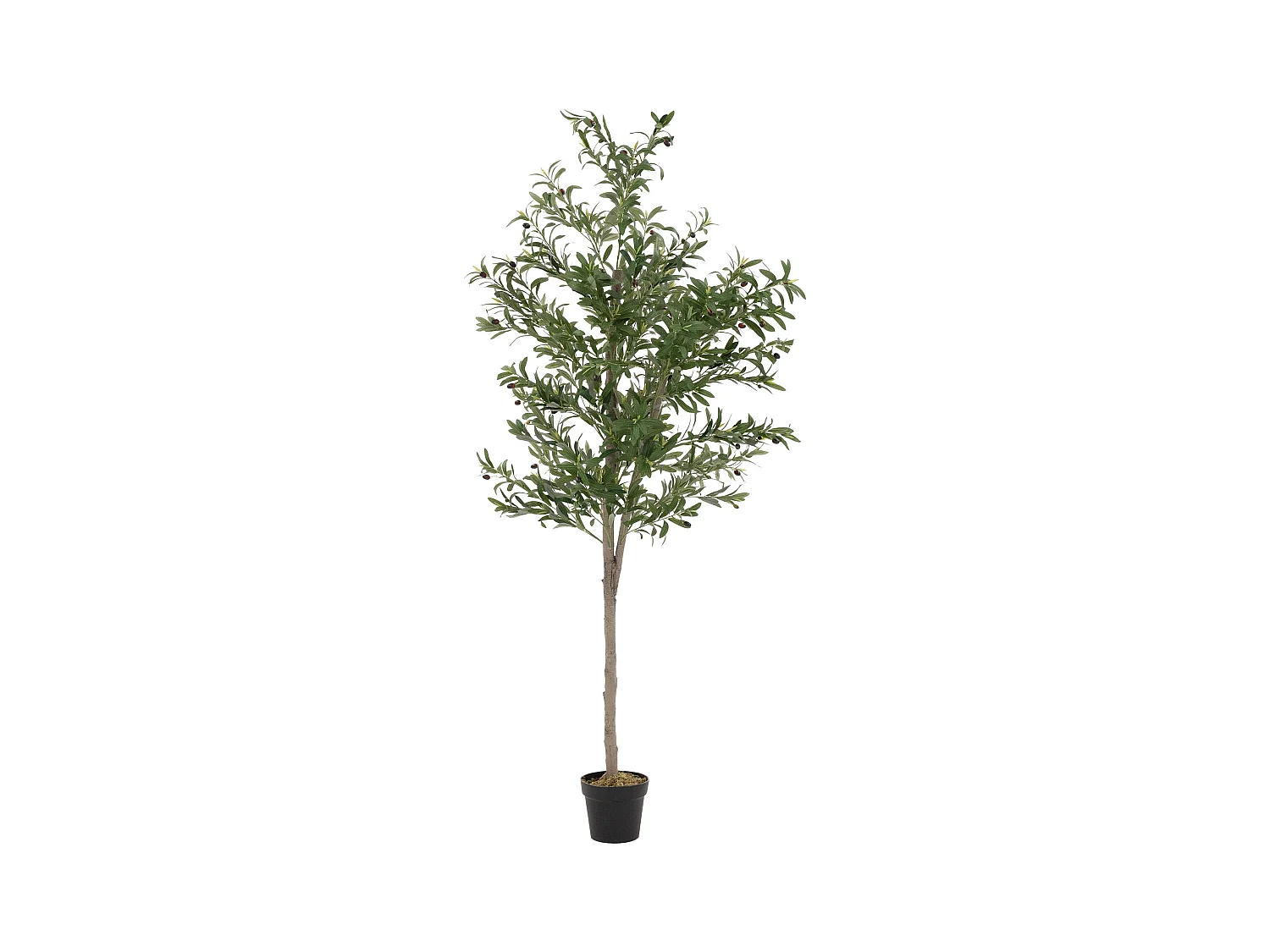 Olivier artificiel Plantes artificielles Arbre artificiel en pot 210 cm