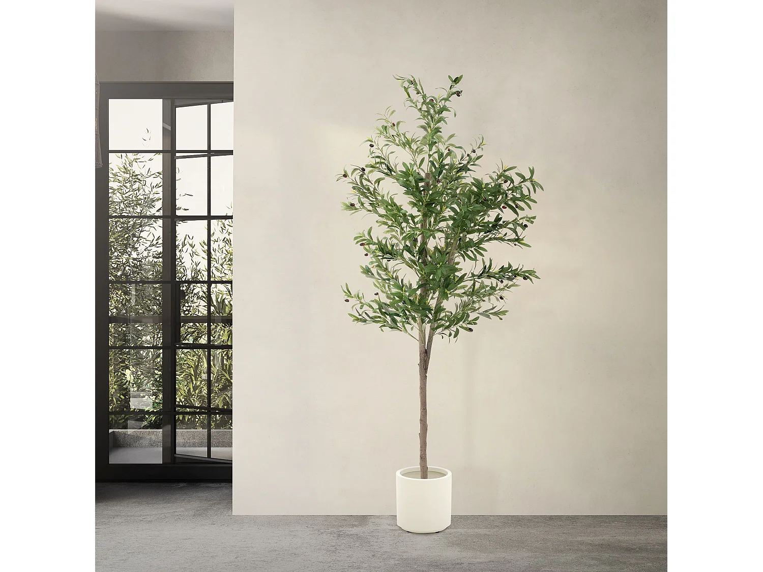 Ulivo artificiale Piante artificiali Albero artificiale Pianta artificiale in va
