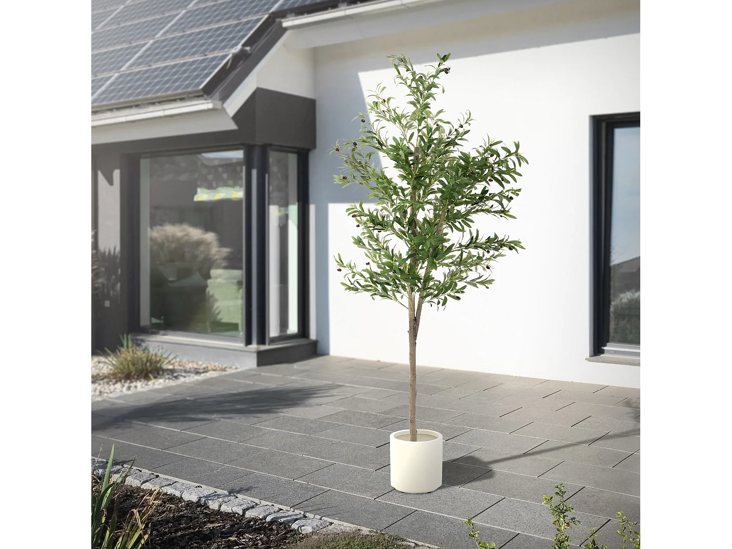 Ulivo artificiale Piante artificiali Albero artificiale Pianta artificiale in va