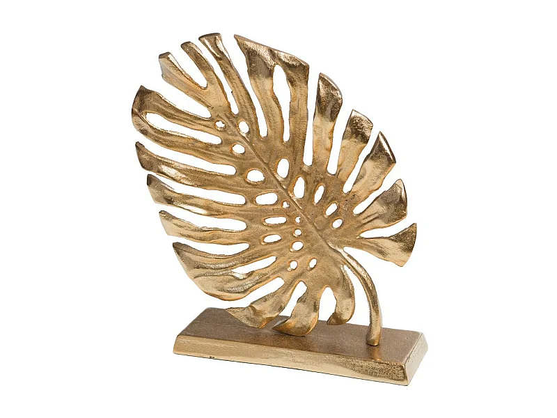 Déco à poser feuille métal or