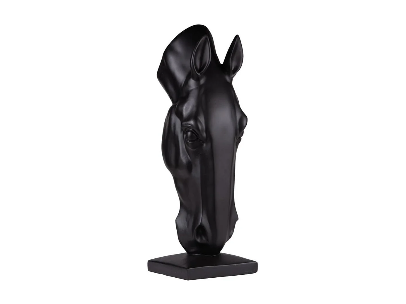 Tête de cheval déco 75 cm noire
