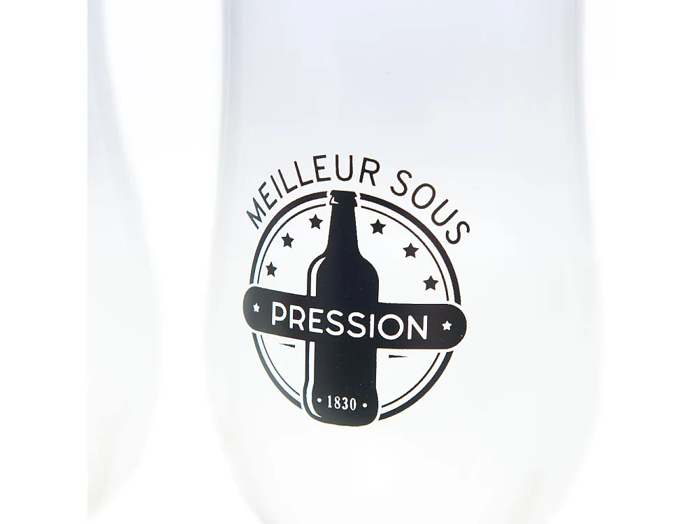 Planche à bière 4 verres pression