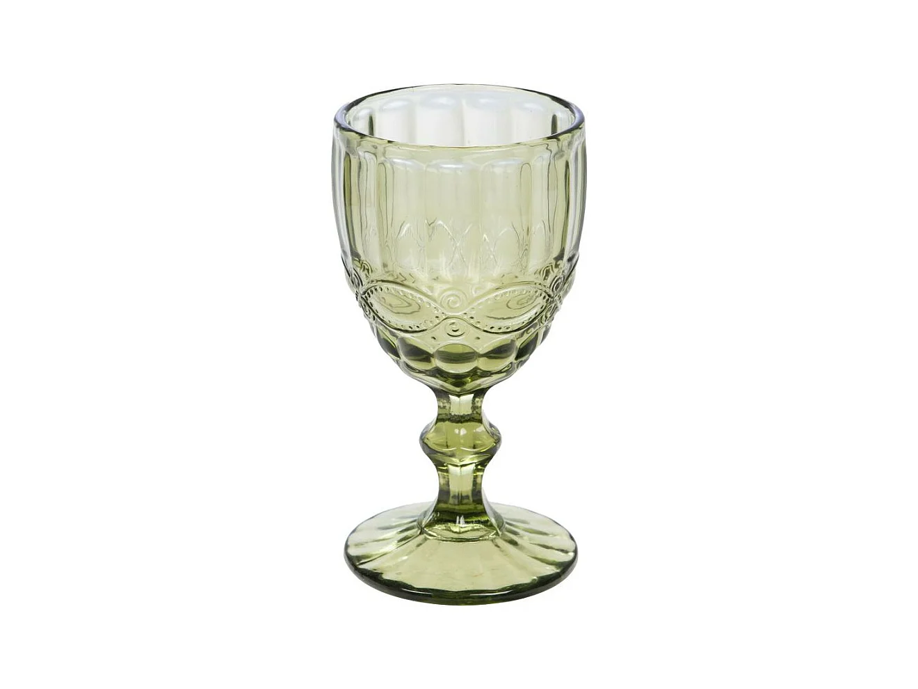 Boîte de 6 verres à pied vert