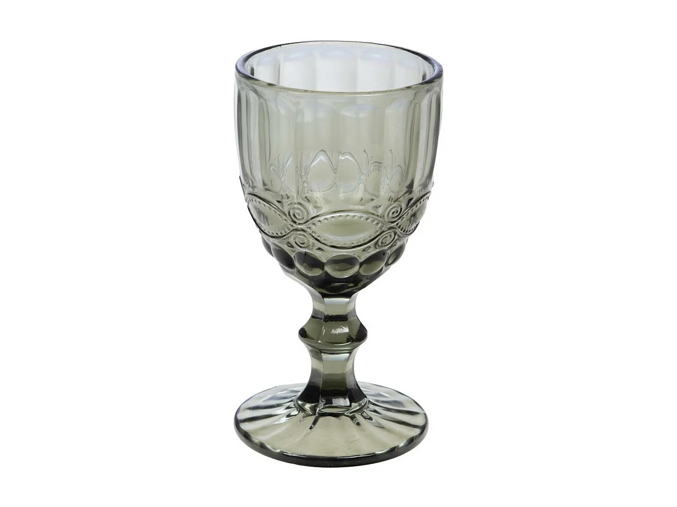 Boîte de 6 verres à pied gris