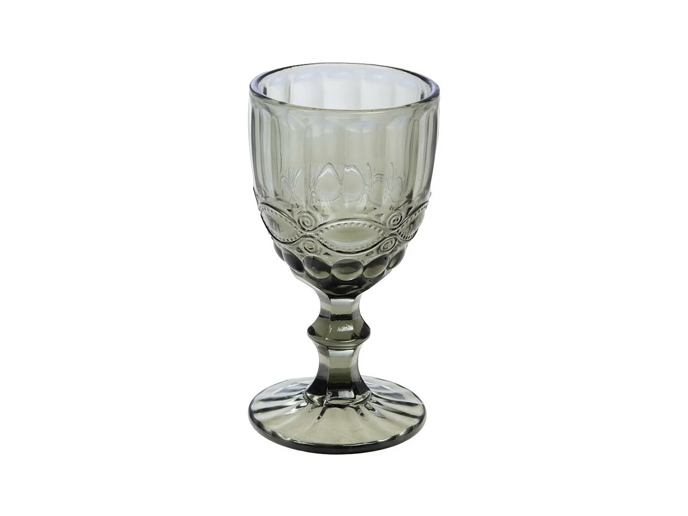 Boîte de 6 verres à pied gris