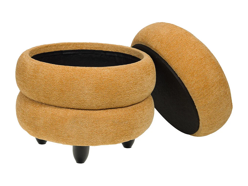 Pouf nuage jaune grand modèle