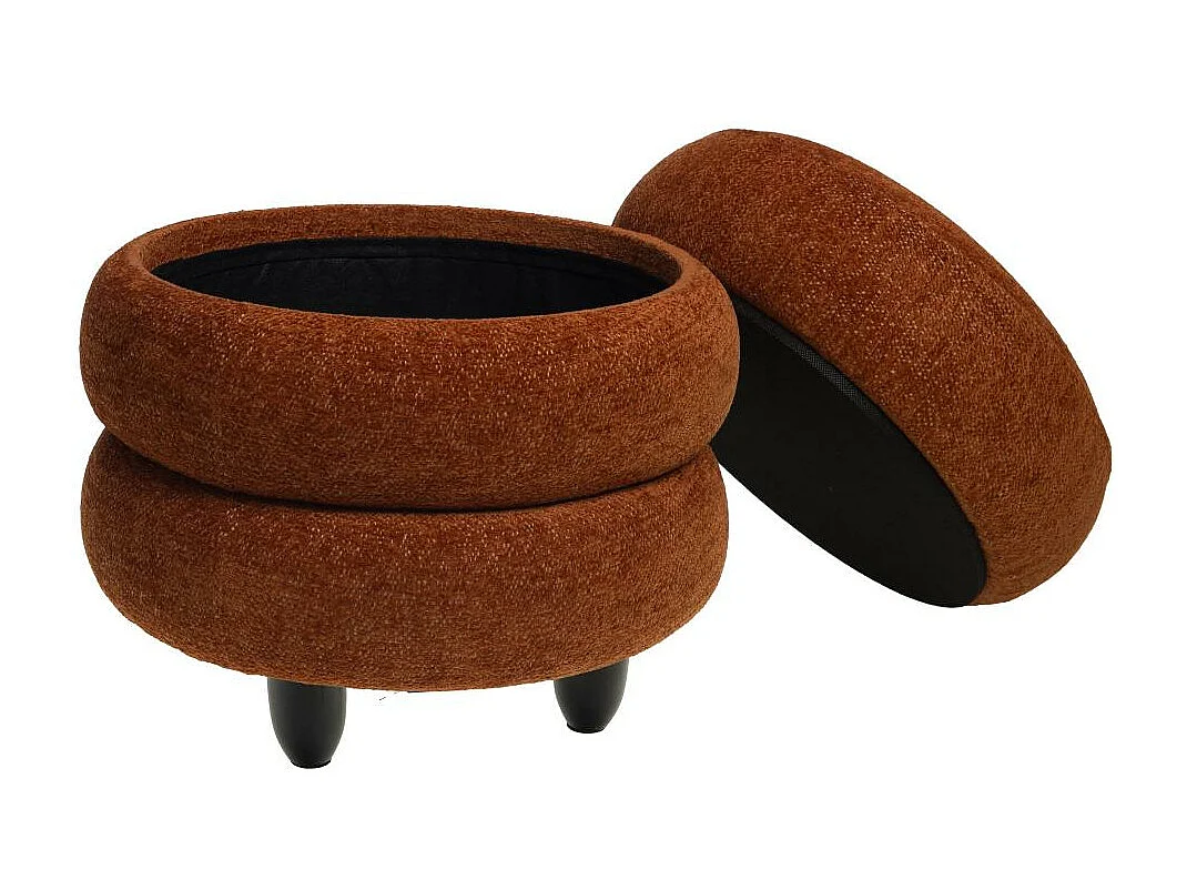 Pouf Nuage grand modèle rouge