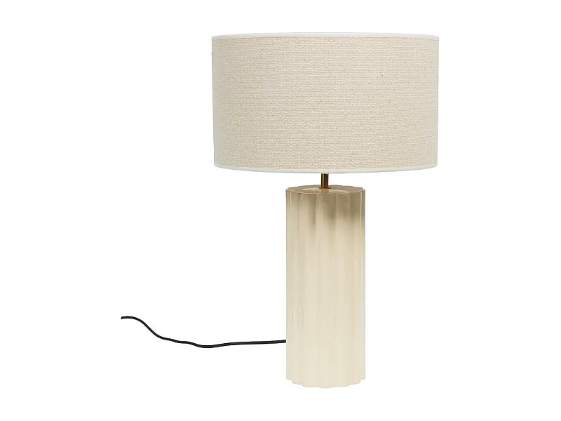 Lampe Titouan crème avec abat-jour