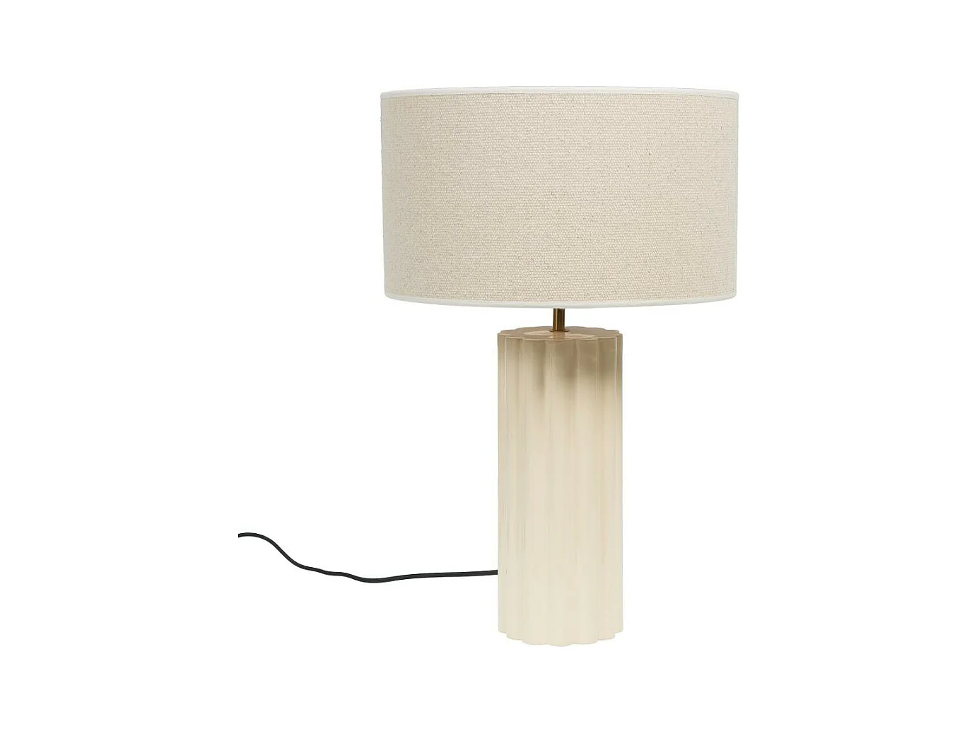 Lampe Titouan crème avec abat-jour