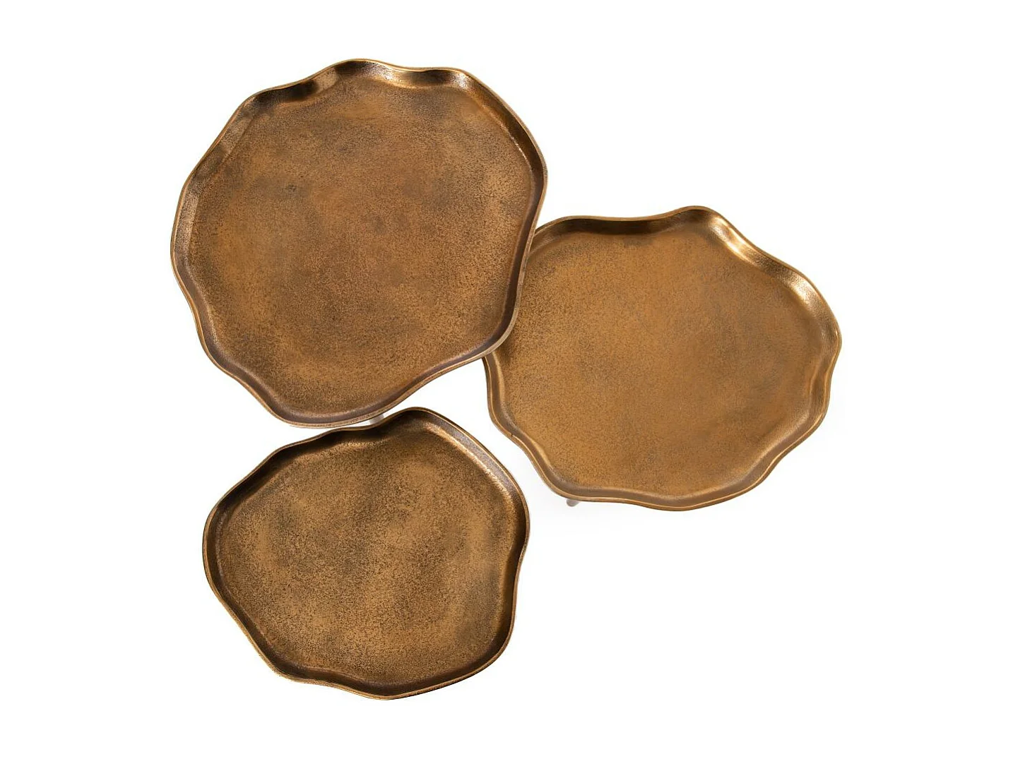 Bout de canapé Champignon or