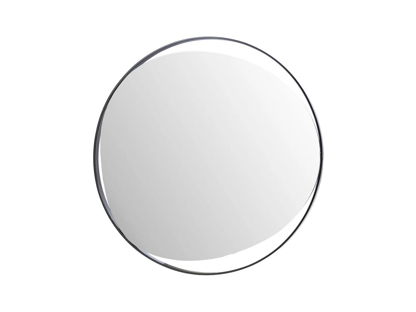 Miroir élégant noir 60 cm