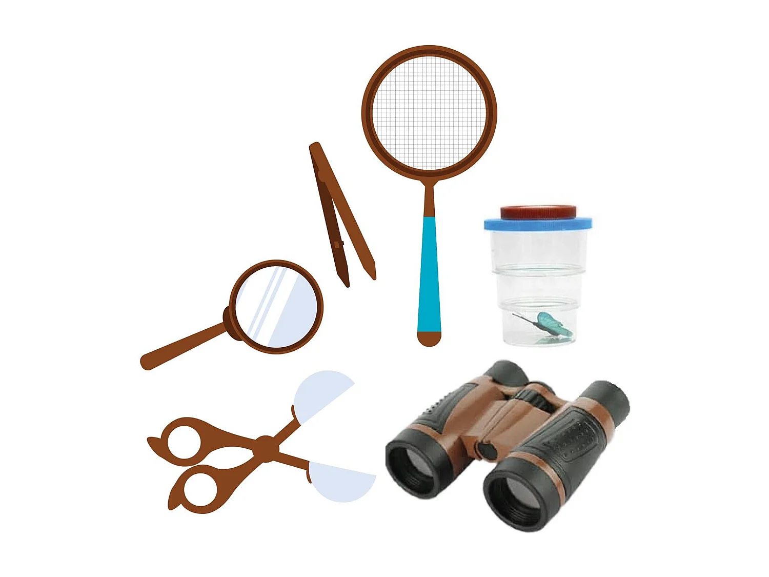 Kit Du Petit Scientifique Marron, Bleu, Noir