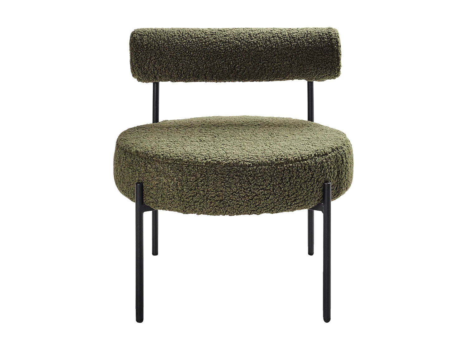 Fauteuil ALPHA Bouclé Vert
